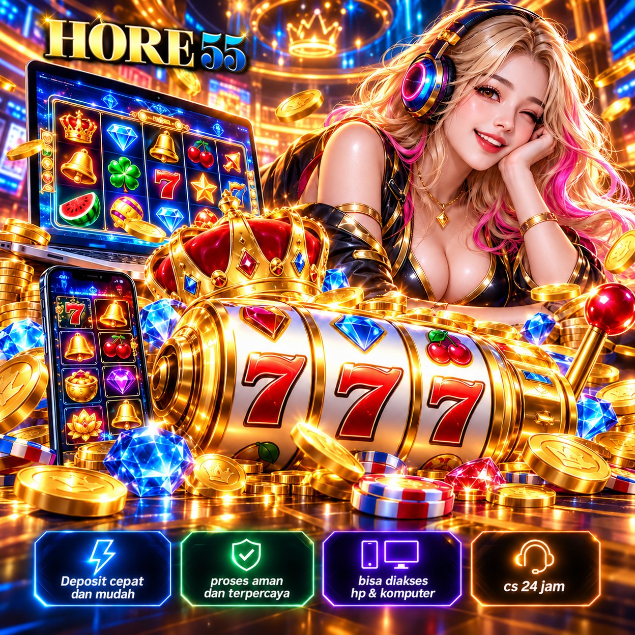 Sorotan game HORE55